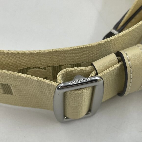 Coach Women’s City Mini Tote Bag – Silver/Hay – Signature Canvas – Style CW032 - Picture 4 of 15